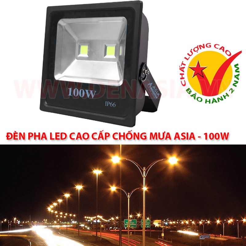 Đèn pha LED cao cấp ASIA chiếu sáng đường