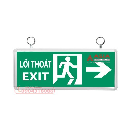 Đèn Exit LED hướng Phải