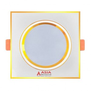 Âm trần mặt vàng vuông 7W